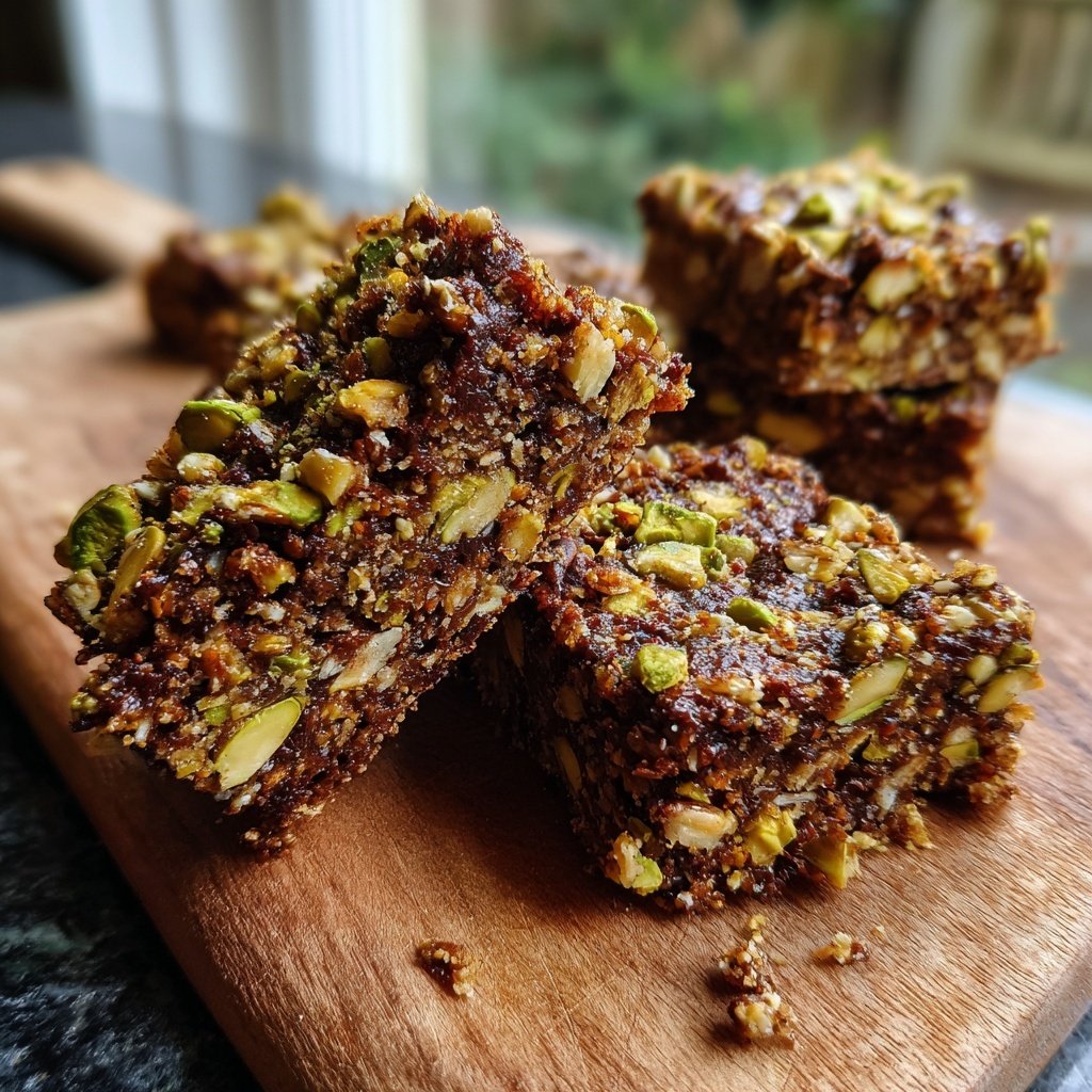 Chocolate Pistachio Coconut Squares