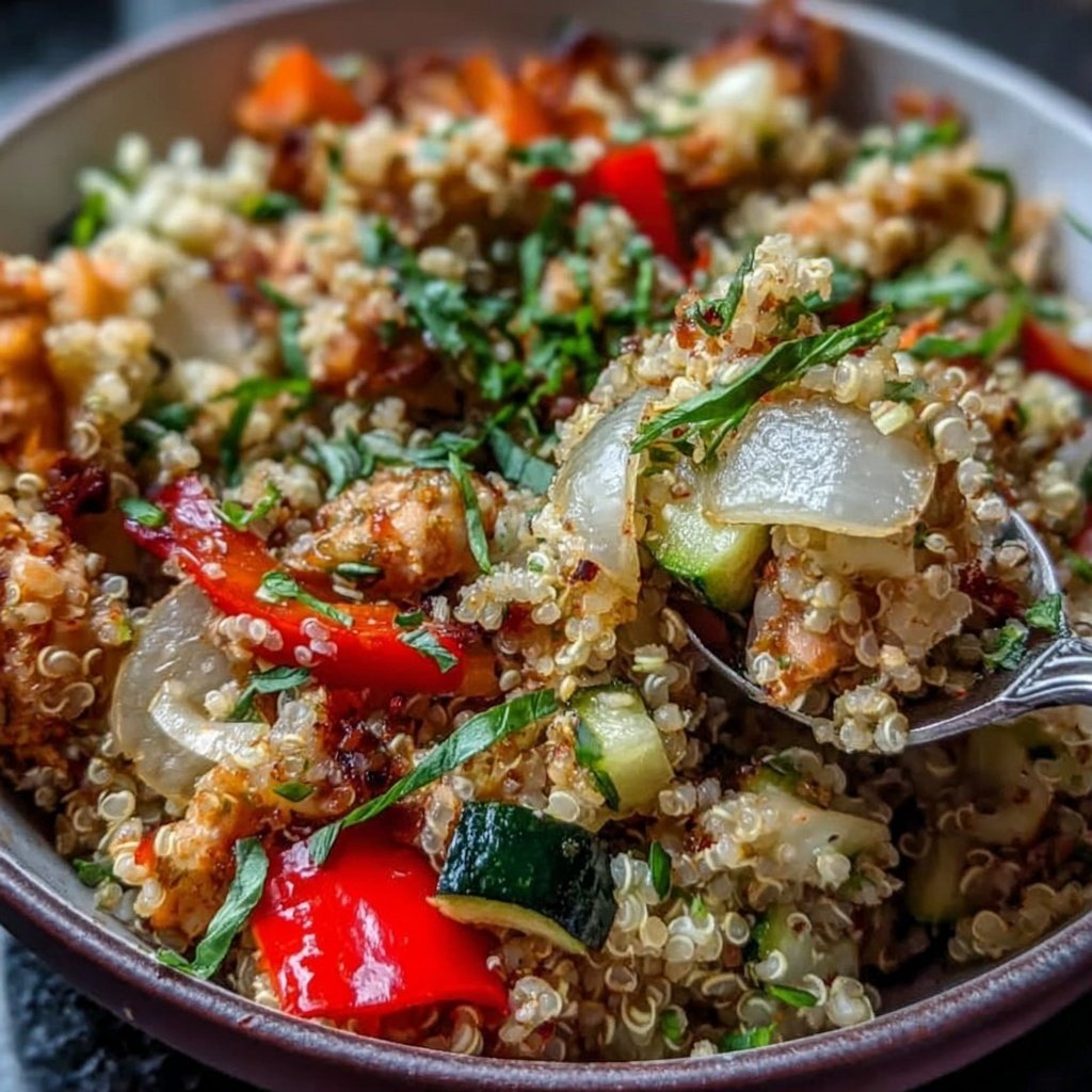 Healthy Chicken And Vegetable Quinoa