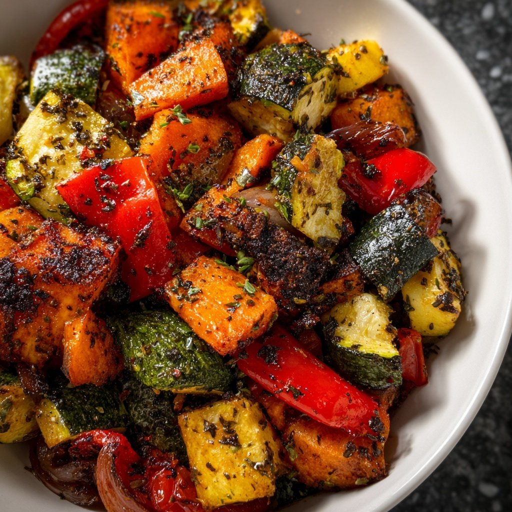 Garlic Herb Roasted Veggie Medley