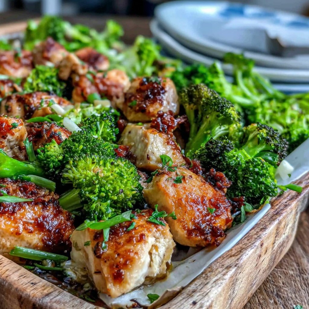 Easy Healthy Chicken And Broccoli Sheet Pan