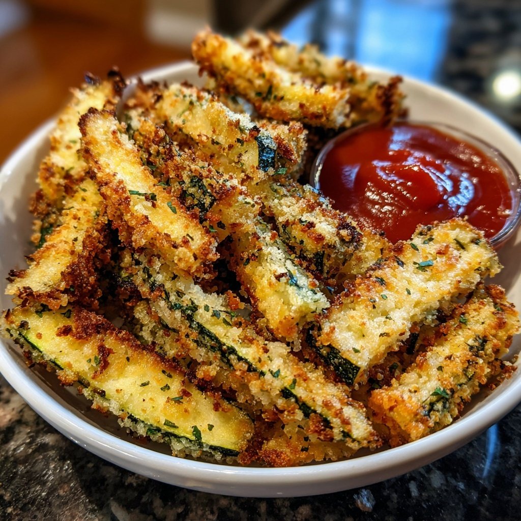 Crispy Zucchini Veggie Fries