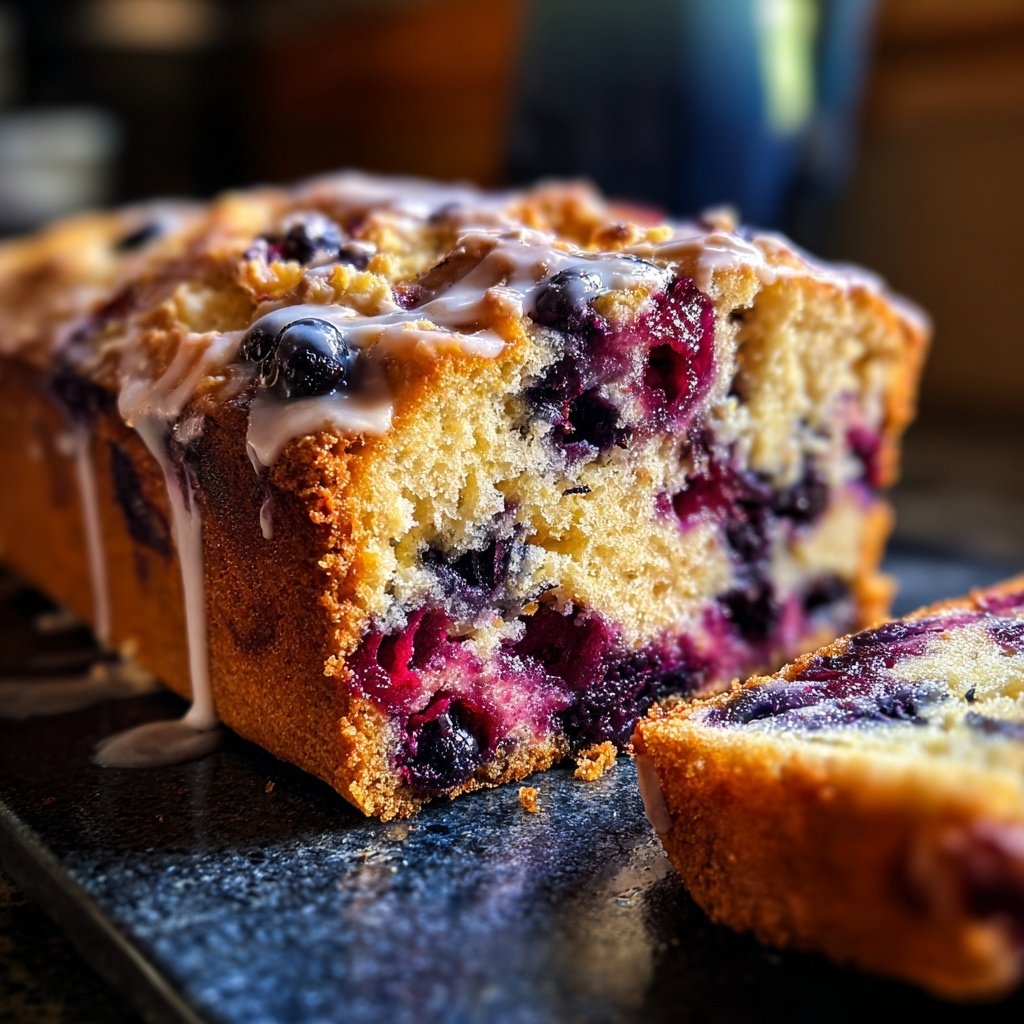Blueberry Lemon Yogurt Bread